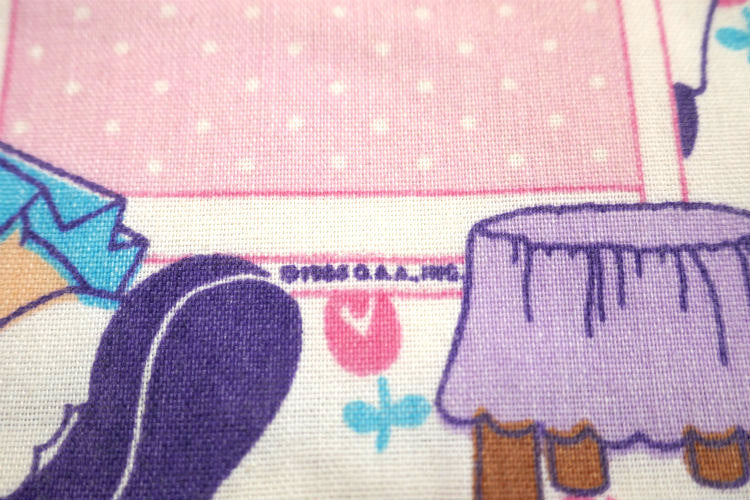 キャベツ畑人形 メルヘン キャラクター 80’s ヴィンテージ ユーズドシーツ ベッドシーツ(フラットタイプ) USA