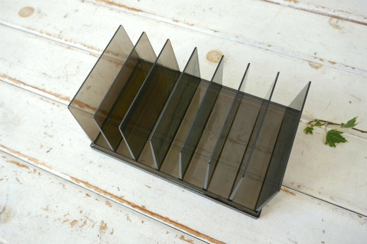 Rogers ブラック スケルトン ヴィンテージ 書類スタンド レターラック オフィス 書類 本立て オーガナイザー USA