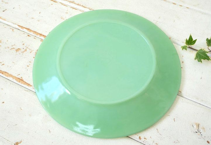 ファイヤーキング ジェーンレイ ジェダイ ミルクガラス ヴィンテージ ディナープレート 皿 食器 USA