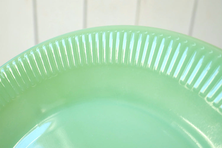 ファイヤーキング ジェーンレイ ジェダイ ミルクガラス ヴィンテージ ディナープレート 皿 食器 USA