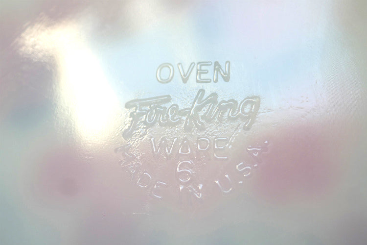 ファイヤーキング Fire King 花柄 プリムローズ 60's ヴィンテージ ディナープレート 大皿 食器 USA Ⅰ