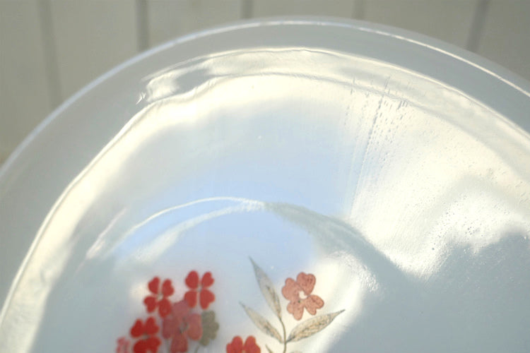 ファイヤーキング Fire King 花柄 プリムローズ 60's ヴィンテージ ディナープレート 大皿 食器 USA Ⅰ