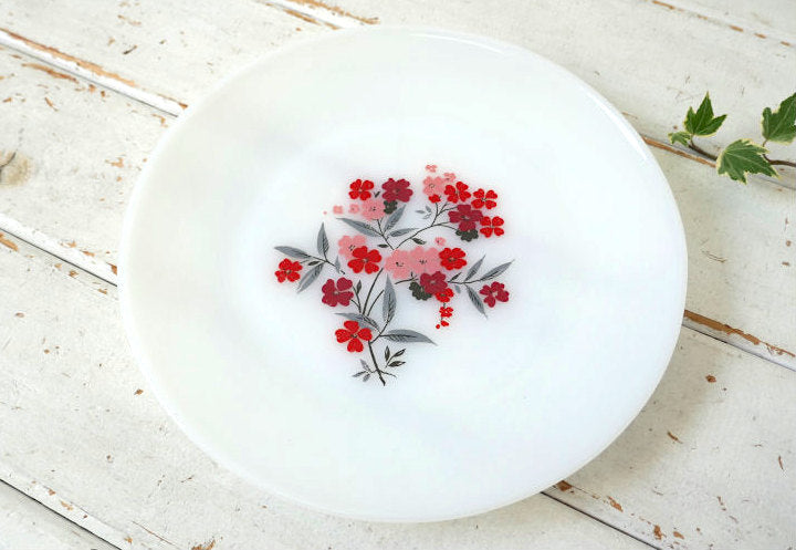 ファイヤーキング Fire King 花柄 プリムローズ 60's ヴィンテージ ディナープレート 大皿 食器 USA Ⅱ