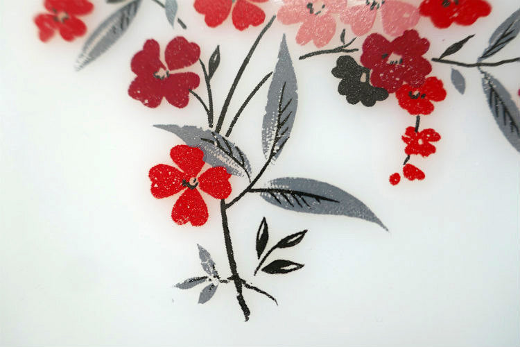 ファイヤーキング Fire King 花柄 プリムローズ 60's ヴィンテージ ディナープレート 大皿 食器 USA Ⅱ