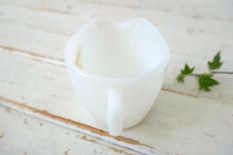 FireKing ファイヤーキング Wheat ウィート 小麦柄 ミルクガラス ヴィンテージ クリーマー ミルクピッチャー USA