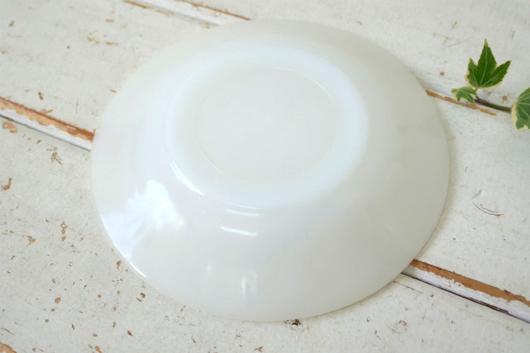 フェデラル FEDERAL GLASS オーロラ ムーングロー ホワイトミルクガラス 60's ヴィンテージ カップ&ソーサー 食器 USA Ⅰ