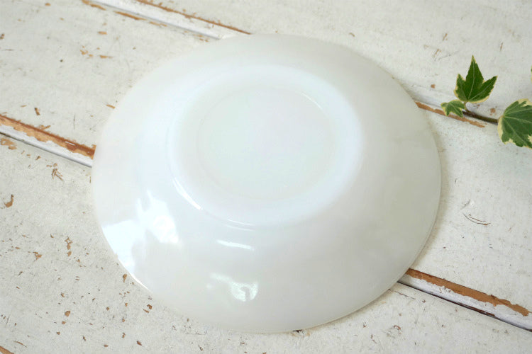 フェデラル FEDERAL GLASS オーロラ ムーングロー ホワイトミルクガラス 60's ヴィンテージ カップ&ソーサー 食器 USA Ⅱ