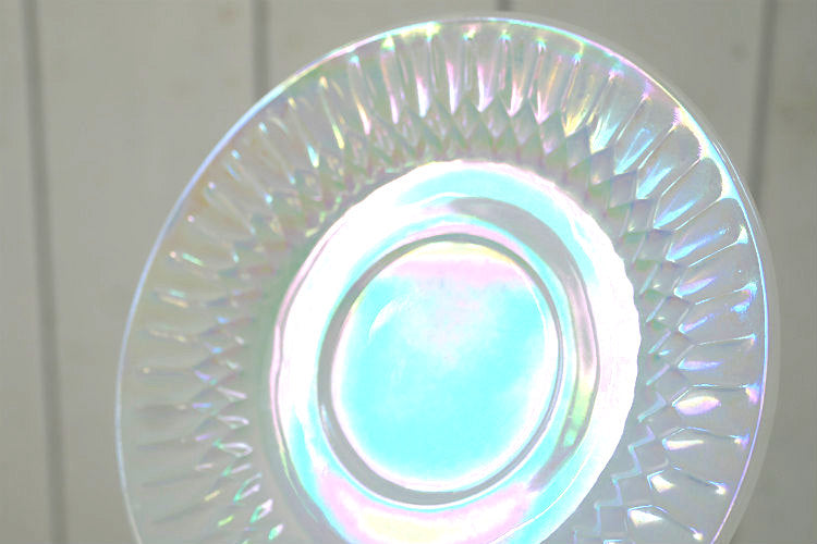 フェデラル FEDERAL GLASS オーロラ ムーングロー ホワイトミルクガラス 60's ヴィンテージ カップ&ソーサー 食器 USA Ⅱ