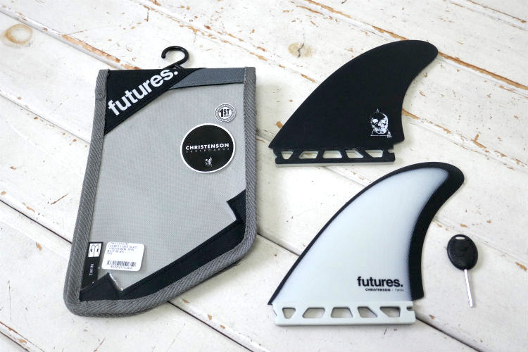 NEWカラー CHRISTENSON TWIN  ホワイト＆ブラック クリステンソン サーフボード FUTURES FIN フューチャーフィン ツインフィン 2FIN サーフィン