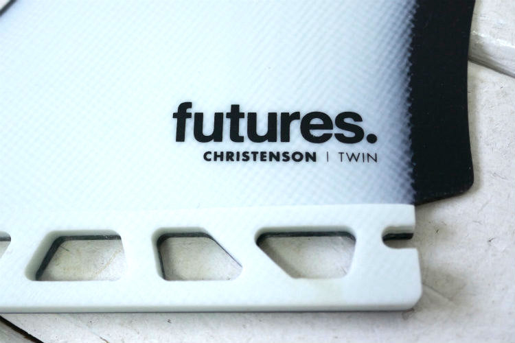 NEWカラー CHRISTENSON TWIN  ホワイト＆ブラック クリステンソン サーフボード FUTURES FIN フューチャーフィン ツインフィン 2FIN サーフィン