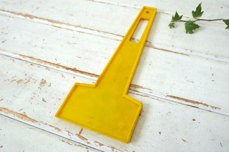 SHELL シェル イエロー アドバタイジング ヴィンテージ 大雪 豪雪 スクレーパー アイススクレーパー ヘラ USA