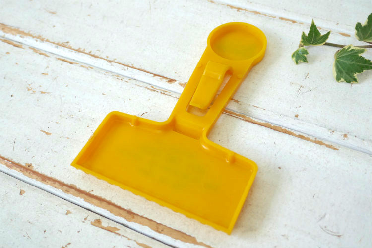 JIFFY CAR WASH 洗車チェーン イエロー アドバタイジング ヴィンテージ 大雪 豪雪 スクレーパー アイススクレーパー ヘラ USA