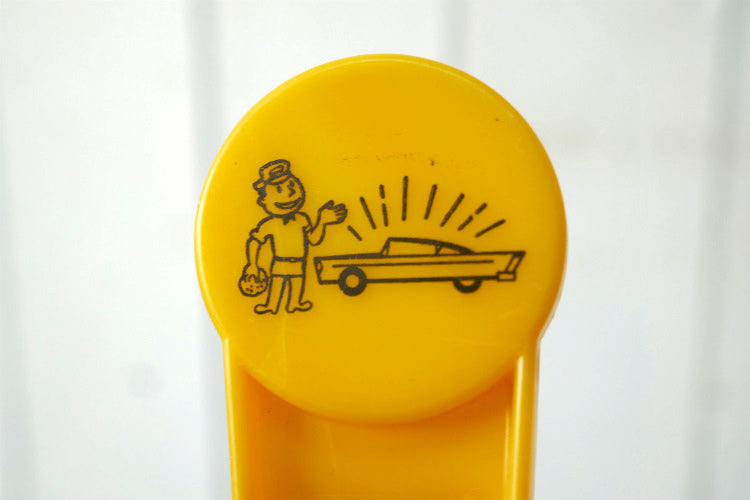 JIFFY CAR WASH 洗車チェーン イエロー アドバタイジング ヴィンテージ 大雪 豪雪 スクレーパー アイススクレーパー ヘラ USA