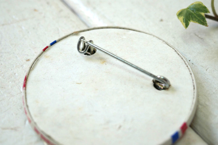 LET'S TURN IT AROUND! A.P.W.U. アメリカ郵便労働組合 1982's 政治活動 メッセージ付き ヴィンテージ バッジ  USA