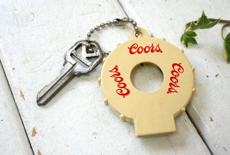 Coors クアーズ ビール ノベルティ ヴィンテージ ボトルオープナー 缶オープナー キーホルダー キーチェーン 鍵付き USA
