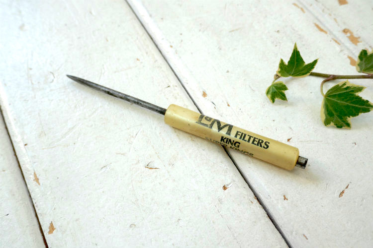1970y L&M メンソール煙草 タバコ READY TOOL USA アドバタイジング ヴィンテージ ペン型 工具 磁石 ポケット ドライバー