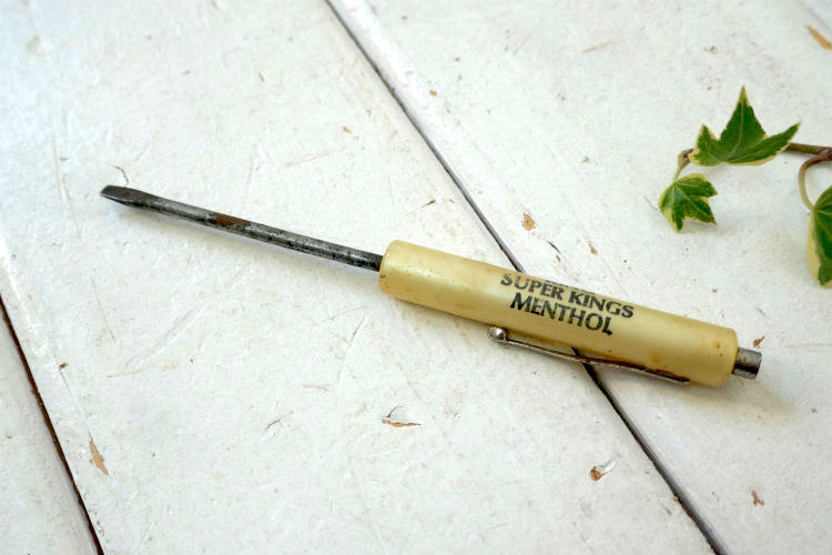 1970y L&M メンソール煙草 タバコ READY TOOL USA アドバタイジング ヴィンテージ ペン型 工具 磁石 ポケット ドライバー
