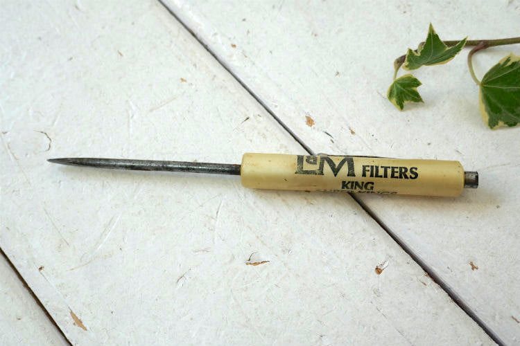 1970y L&M メンソール煙草 タバコ READY TOOL USA アドバタイジング ヴィンテージ ペン型 工具 磁石 ポケット ドライバー