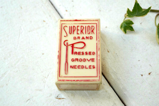 Superior Brand ベルギー製 ミシン針 60's ヴィンテージ 針ケース ニードルケース 裁縫道具 パッケージ