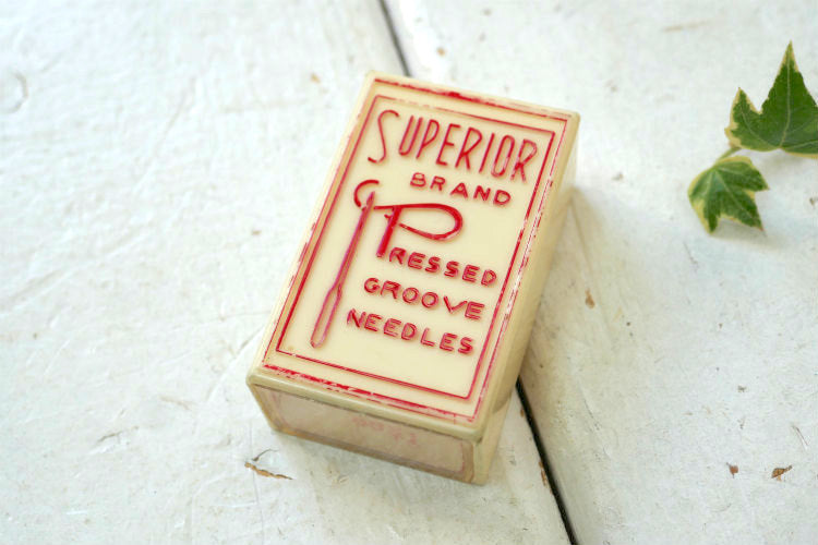 Superior Brand ベルギー製 ミシン針 60's ヴィンテージ 針ケース ニードルケース 裁縫道具 パッケージ