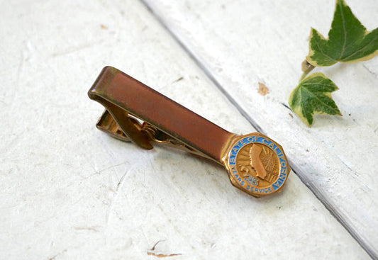 State of CALIFORNIA カリフォルニア州政府公式  10K ゴールド 勤続25年 記念品 ヴィンテージ タイクリップ タイバー USA