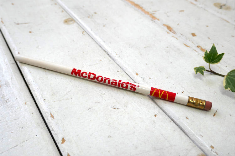 McDonald's マクドナルド It's a good time for the great taste デッドストック 80's ヴィンテージ 鉛筆 ペンシル USA
