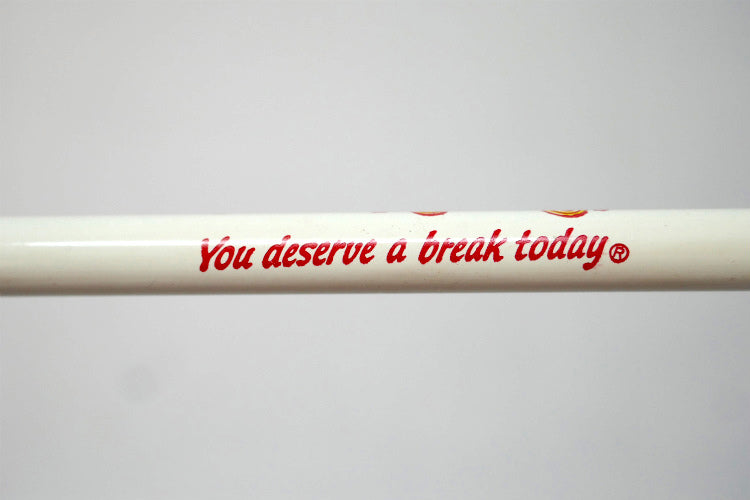 McDonald's マクドナルド You deserve a break today デッドストック 70's ヴィンテージ 鉛筆 ペンシル USA