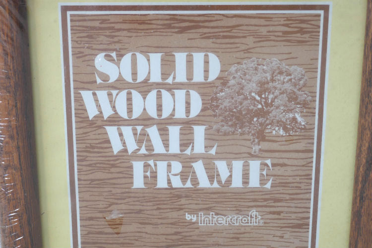 Intercraft SOLID WOOD WALL FRAME 無垢材 デッドストック ヴィンテージ 木製フレーム 額縁 USA