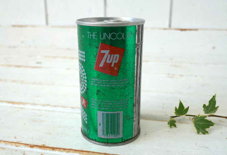 7up セブンアップ THE UNCOLA キャンペーン ドリンク 炭酸飲料 70's ヴィンテージ ドリンク缶 未開封 USA