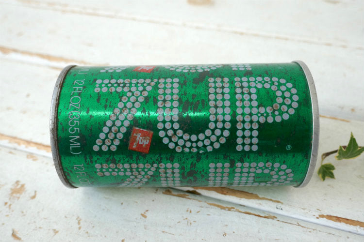 7up セブンアップ THE UNCOLA キャンペーン ドリンク 炭酸飲料 70's ヴィンテージ ドリンク缶 未開封 USA