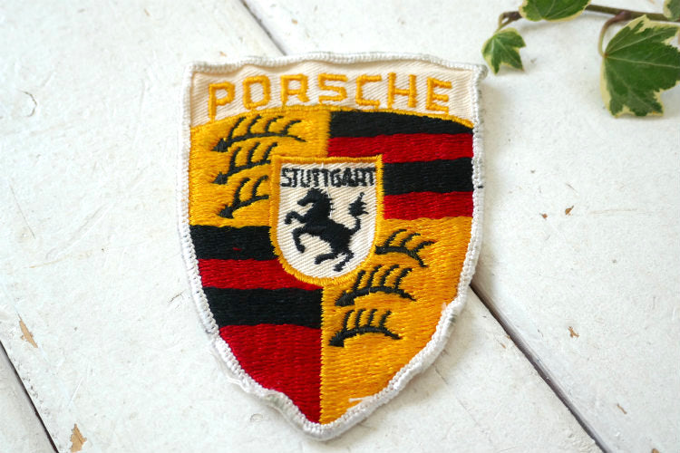 PORSHE ポルシェ STUTTGART アドバタイジング ヴィンテージ ワッペン 刺繍ワッペン パッチ 911 クラシック