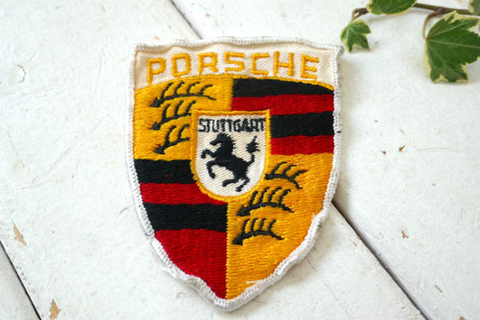 PORSHE ポルシェ STUTTGART アドバタイジング ヴィンテージ ワッペン 刺繍ワッペン パッチ 911 クラシック