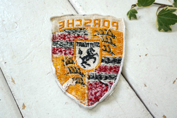 PORSHE ポルシェ STUTTGART アドバタイジング ヴィンテージ ワッペン 刺繍ワッペン パッチ 911 クラシック