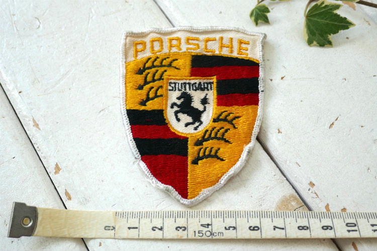 PORSHE ポルシェ STUTTGART アドバタイジング ヴィンテージ ワッペン 刺繍ワッペン パッチ 911 クラシック
