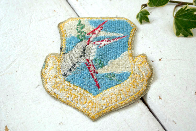U.S MILITARY AIR FORCE ヴィンテージ STRATEGIC AIR COMMAND ミリタリー アメリカ空軍 戦略航空軍団 ワッペン 刺繍ワッペン
