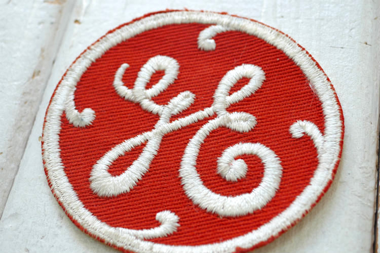 GE ゼネラル エレクトリック GENERAL ELECTRIC 1970y ヴィンテージ ワッペン USA 航空宇宙事業 世界的航空 エンジンメーカー デッドストック
