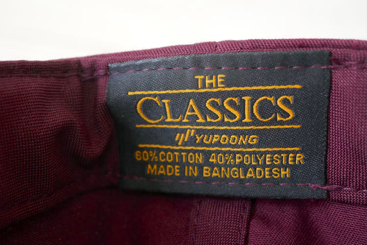 SD BIRD'S SURF SHED バードサーフシェッド 鳥ロゴ カリフォルニア サンディエゴ サーフショップ マルーン×ホワイト 刺繍 フレックスフィット キャップ 芯なし ステッカー付き