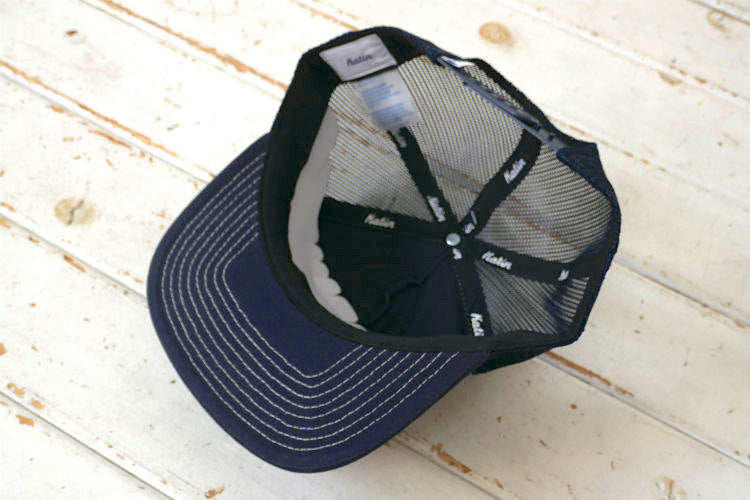Katin ケイティン Easy Dose It カリフォルニア サーフショップ ネイビー キャップ トラッカーハット メッシュキャップ タイド表付き