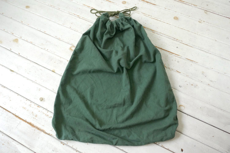 Barracks Bag 米軍 ミリタリー NSN 8465-00-530-3692 カーキ色 コットン製 ヴィンテージ ランドリーバッグ 布袋 USA