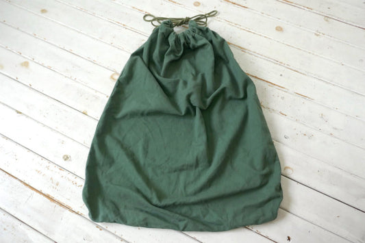 Barracks Bag 米軍 ミリタリー NSN 8465-00-530-3692 カーキ色 コットン製 ヴィンテージ ランドリーバッグ 布袋 USA
