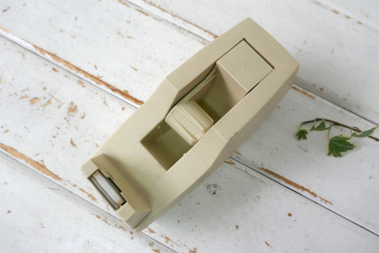 Scotch スコッチテープ アイボリー ヴィンテージ テープカッター　テープディスペンサー　文房具 オフィス USA