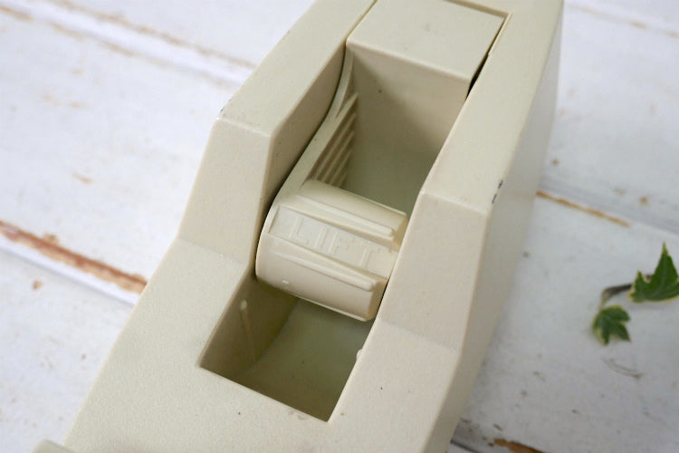 Scotch スコッチテープ アイボリー ヴィンテージ テープカッター　テープディスペンサー　文房具 オフィス USA