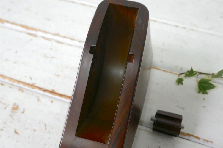 アメリカ LION NO.800ウッドカラー 木目調 ヴィンテージ テープカッター テープディスペンサー 文房具 USA