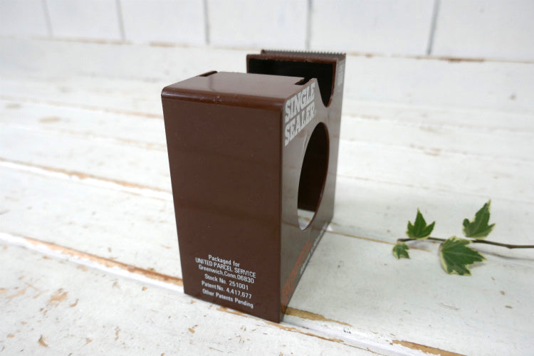 UPS United Parcel Service 運送会社 梱包用 ブラウン ヴィンテージ テープディスペンサー テープカッター USA