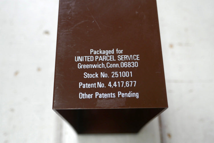 UPS United Parcel Service 運送会社 梱包用 ブラウン ヴィンテージ テープディスペンサー テープカッター USA