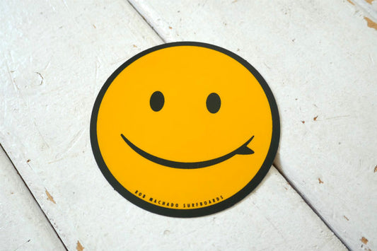 ROB MACHADO ロブマチャド サーフィン スマイル ステッカー イエロー×ブラック USA カリフォルニア
