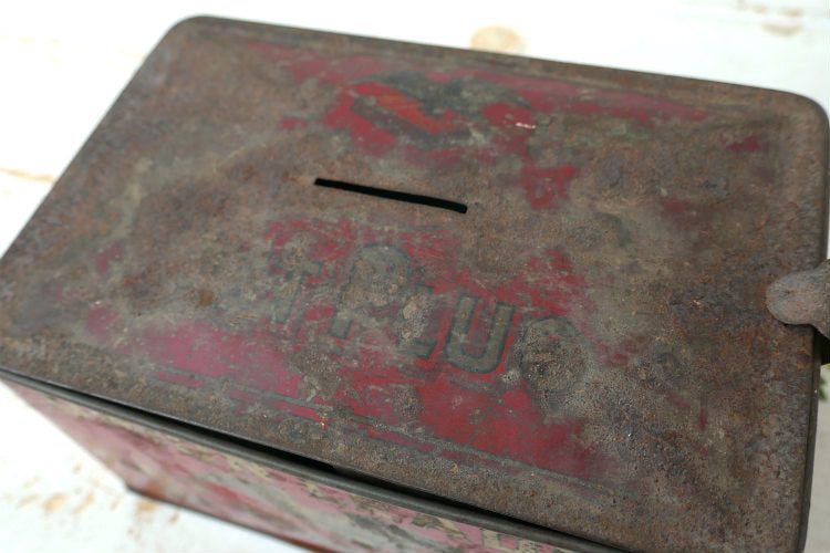 UNION LEADER  SMOKE ユニオンリーダー OLD タバコ缶 1920y アンティーク ヴィンテージ アメリカン イーグル ティン缶 USA