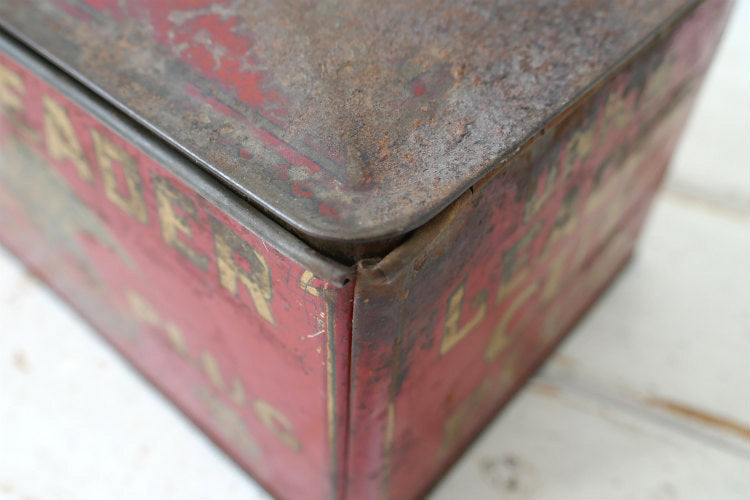 UNION LEADER  SMOKE ユニオンリーダー OLD タバコ缶 1920y アンティーク ヴィンテージ アメリカン イーグル ティン缶 USA