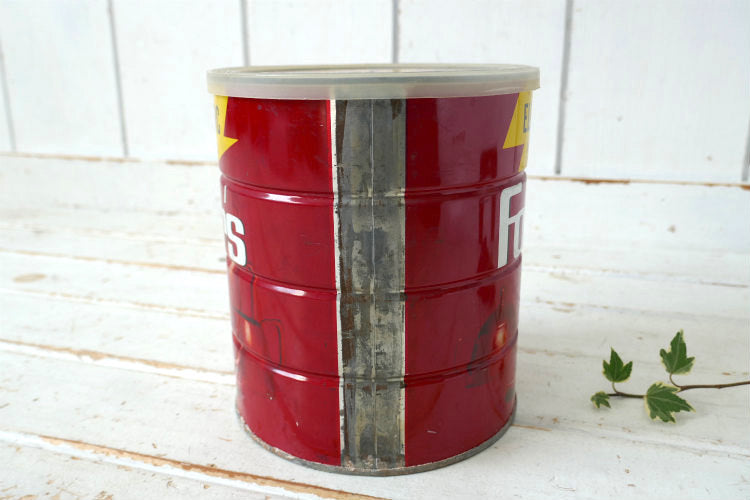 Folgers Coffee フォルジャーズ ELECTRIC PERC コーヒー缶　ヴィンテージ ティン缶　蓋つき USA