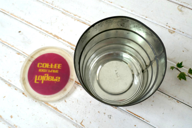 Folgers Coffee フォルジャーズ ELECTRIC PERC コーヒー缶　ヴィンテージ ティン缶　蓋つき USA